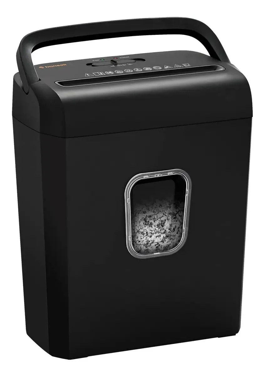Triturador de papel Bonsaii Microcut de 6 lâminas