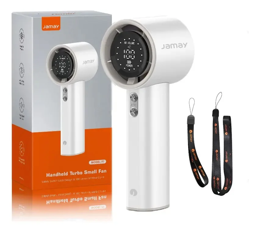 Ventilador portátil Jamay F7 - cor branca
