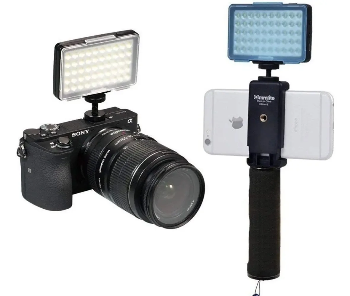 Commlite CM-l50 - Luz LED para câmera de vídeo