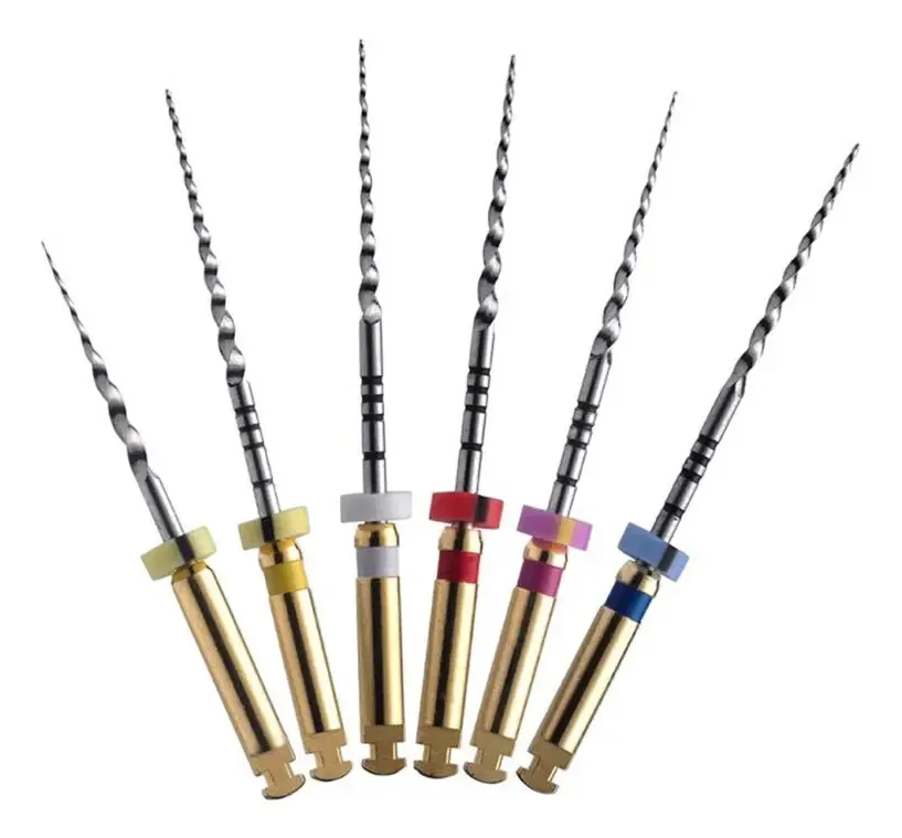 Limas Rotativas Grandes de Endodontia Easyinsmile 6 Unidades