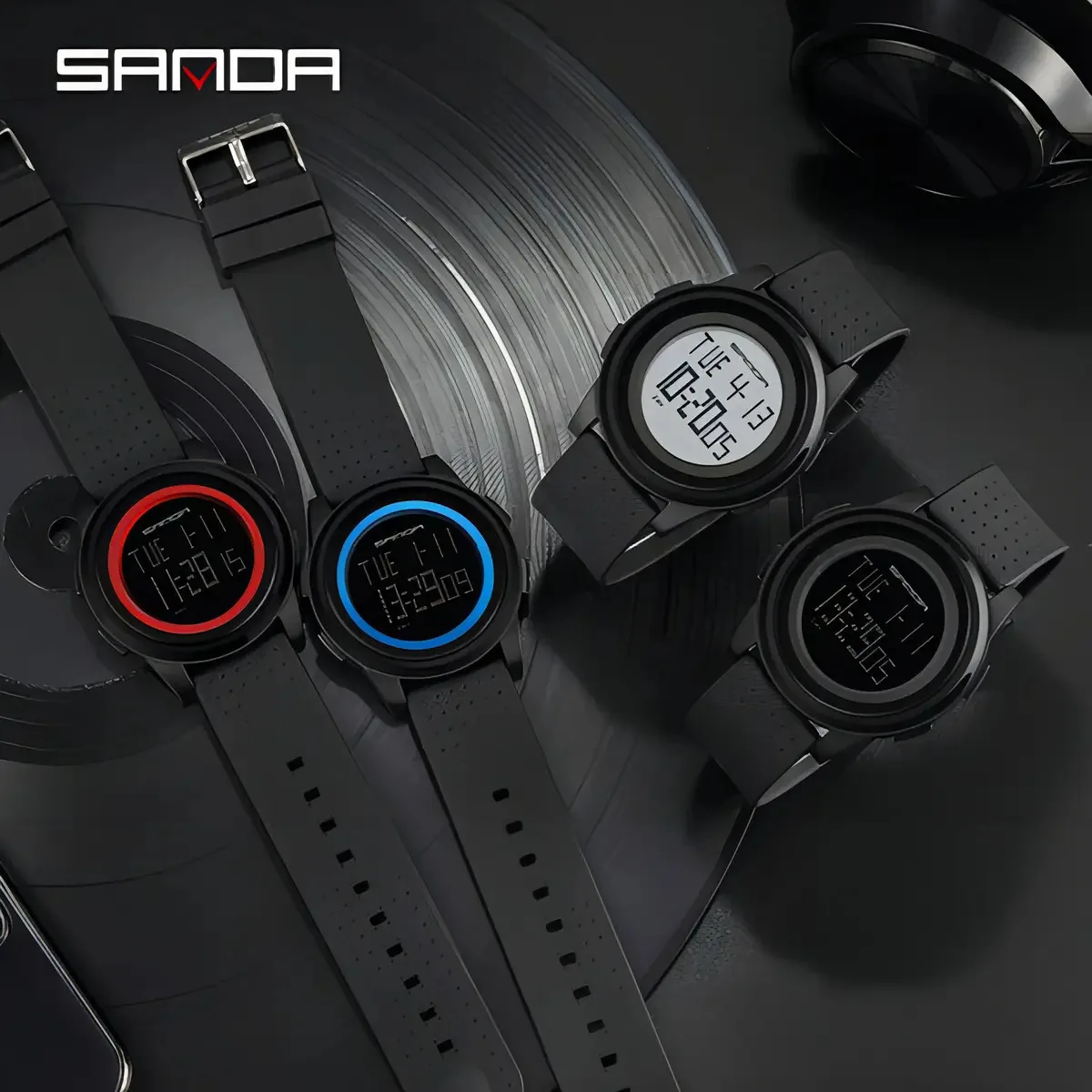 Relógios Eletrônicos Led Sanda Fashion
