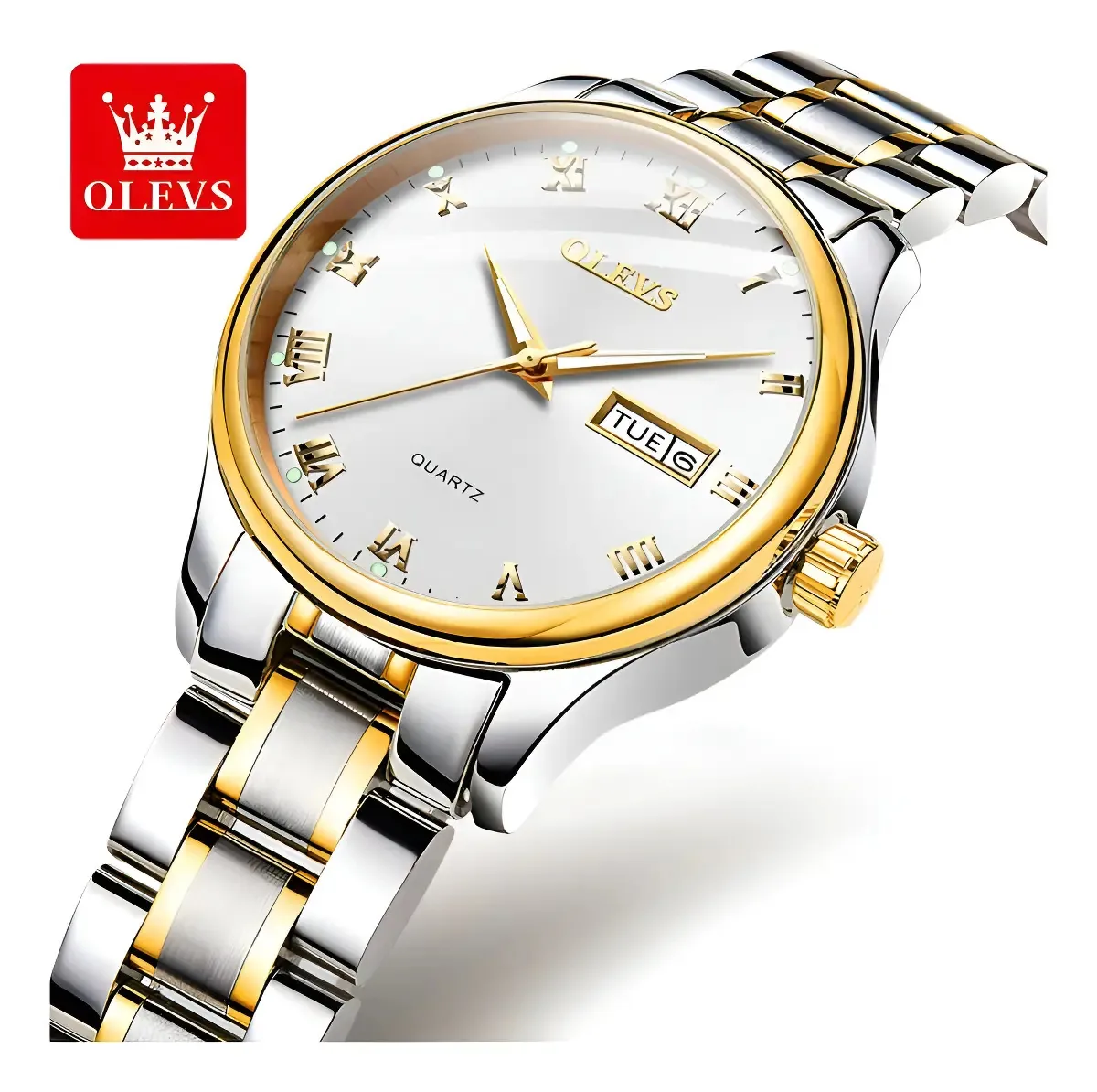 Olevs Relógios De Quartzo Luminoso De Luxo Feminino