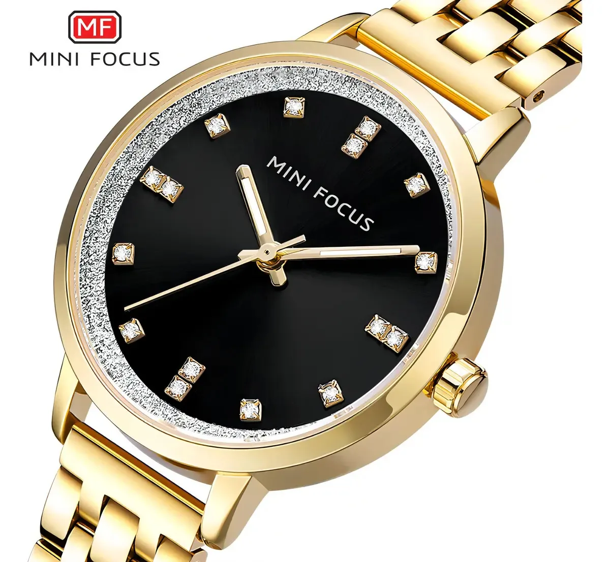 Relógios luminosos impermeáveis femininos Mini Focus