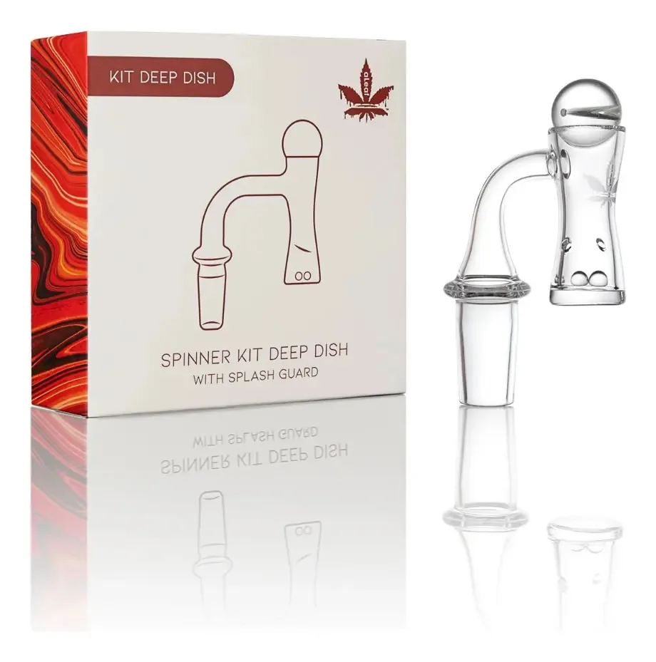 Kit de taças de vidro Banger Dab Terp Aleaf Deep Dish 14 mm