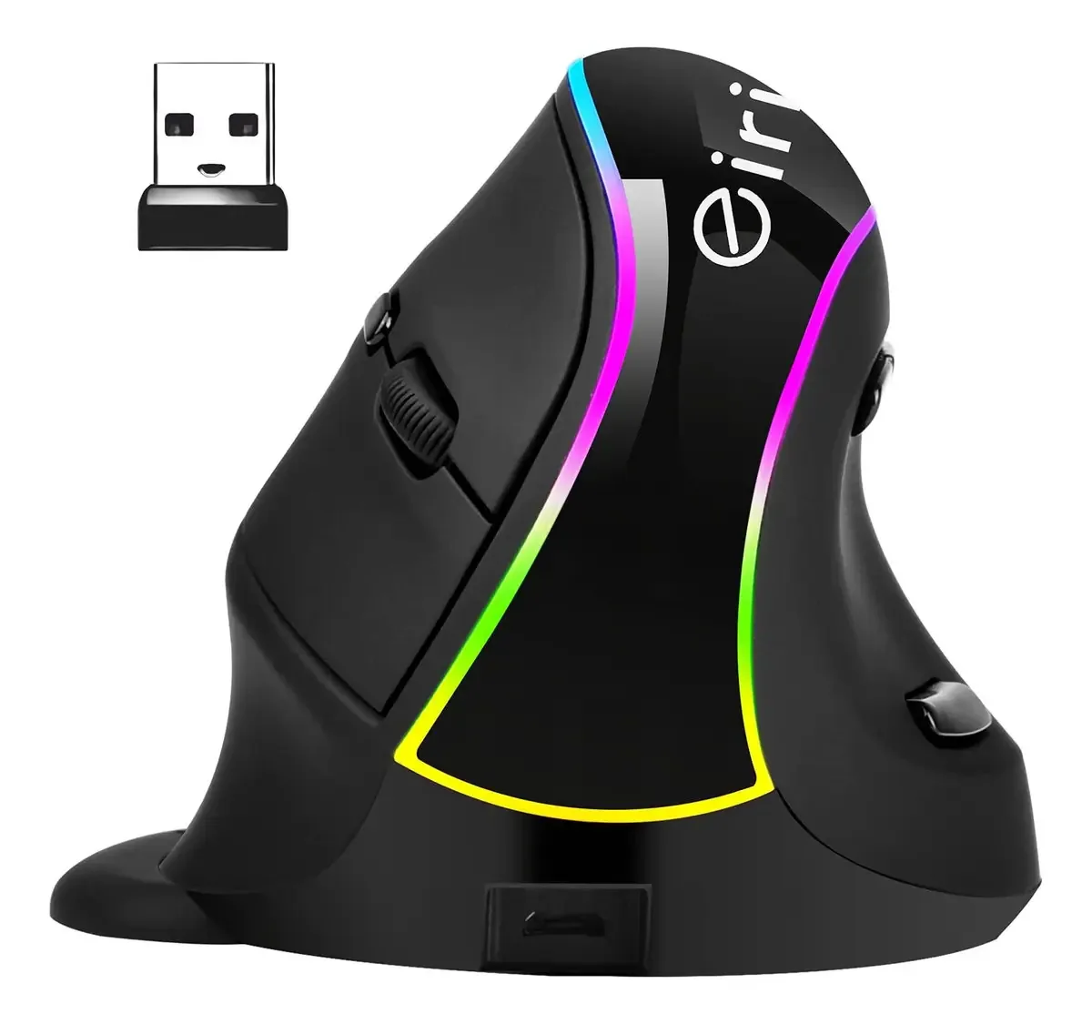 Mouse sem fio vertical ergonômico Eirix: mouse Ergo Rgb