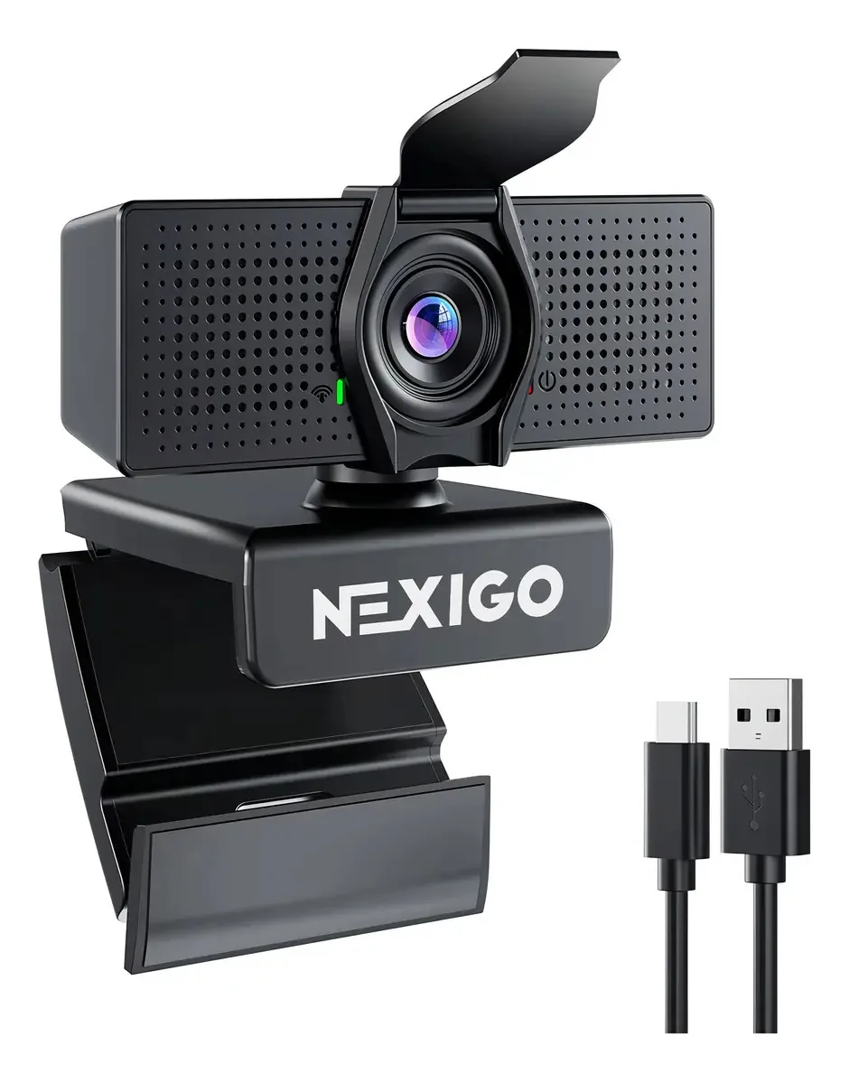 Nexigo N60 Pro Webcam Preto