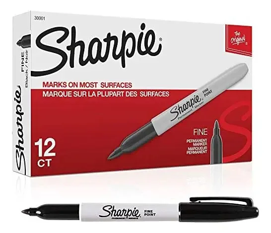 Marcadores permanentes Sharpie San-fine Point, pretos
