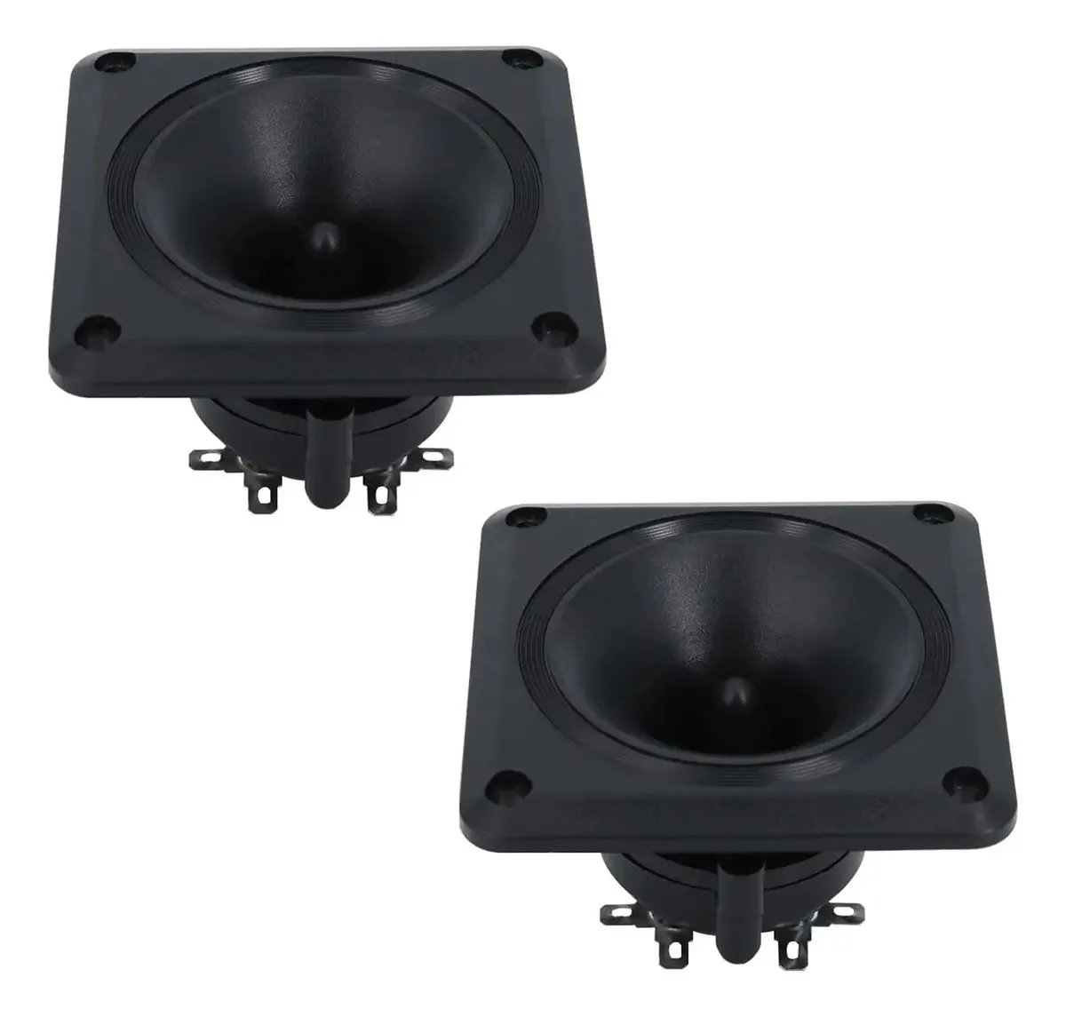 Baimoqi - Tweeter Piezoelétrico de 3.5 Polegadas para Vespa, Megafone, Guia de Pássaros, 27 mm, Folha Corrugada 75-150 W