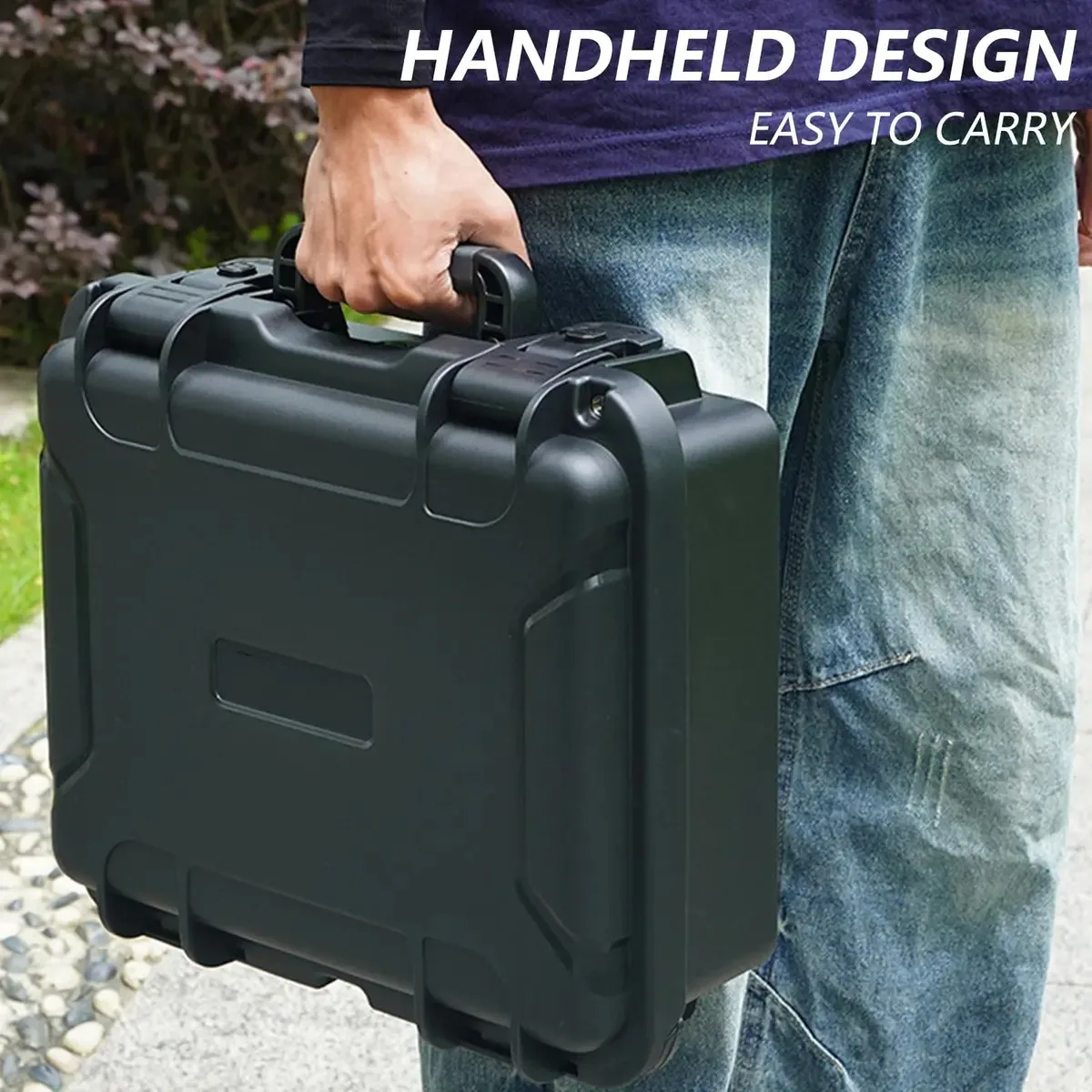 Baimoqi - Estojo de Transporte para Avata 2 Drones Impermeável Portátil Rígido Fly More Combo de Armazenamento de Viagem Mochila Acessórios