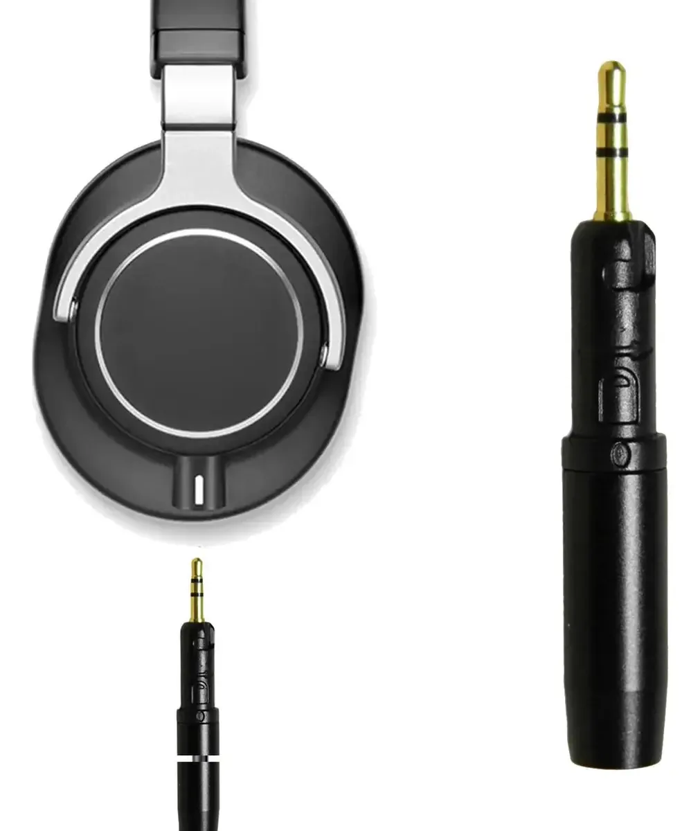 Baimoqi - Plug de Fones de Ouvido de Transmissão Estável para Conectores de Fones M70x M50x R70x, Adaptador de Conectores de Metal Durável