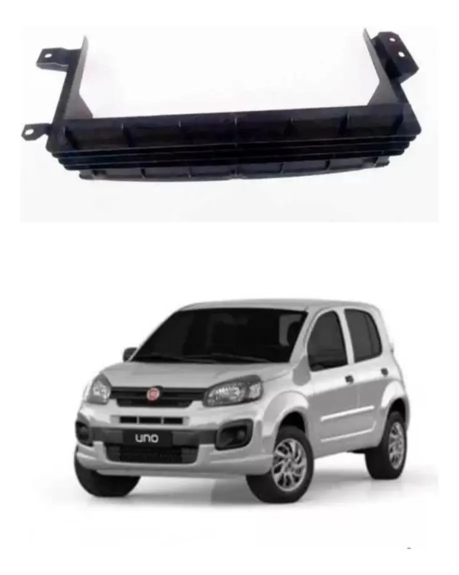 Defletor Inferior Radiador Fiat Uno 2016a2021
