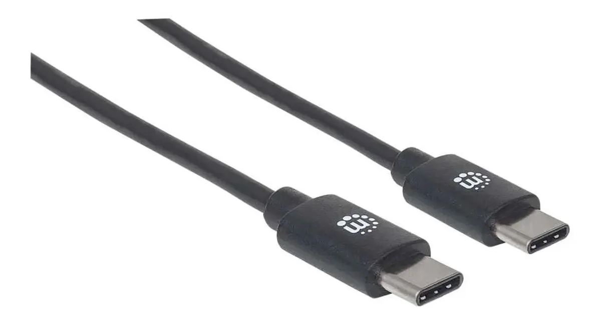 Cabo de dados Manhattan 354875 USB-c 2m preto preto