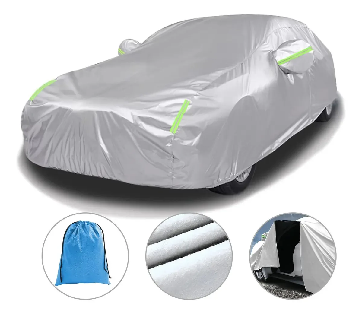 Grande capa de carro anti-sol, poeira e chuva, 4,7 m