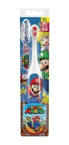 Escova De Dentes Eletrica Infantil Super Mario Lacrada