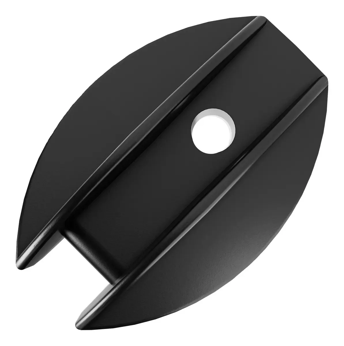 100un Isolador Castanha Oval 63mm Canto Curva Ancoragem Cerca Elétrica Rural Profiplast