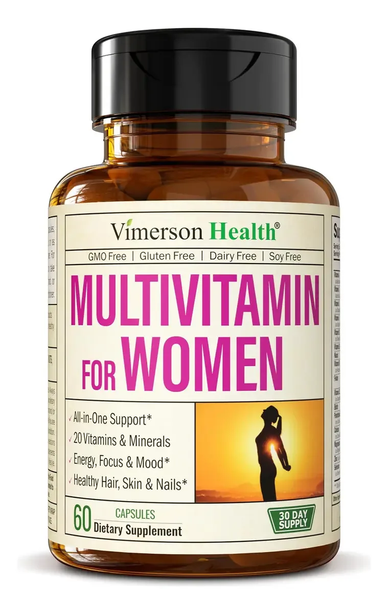 Multivitamínico Vimerson Health para mulheres com 20 vitaminas