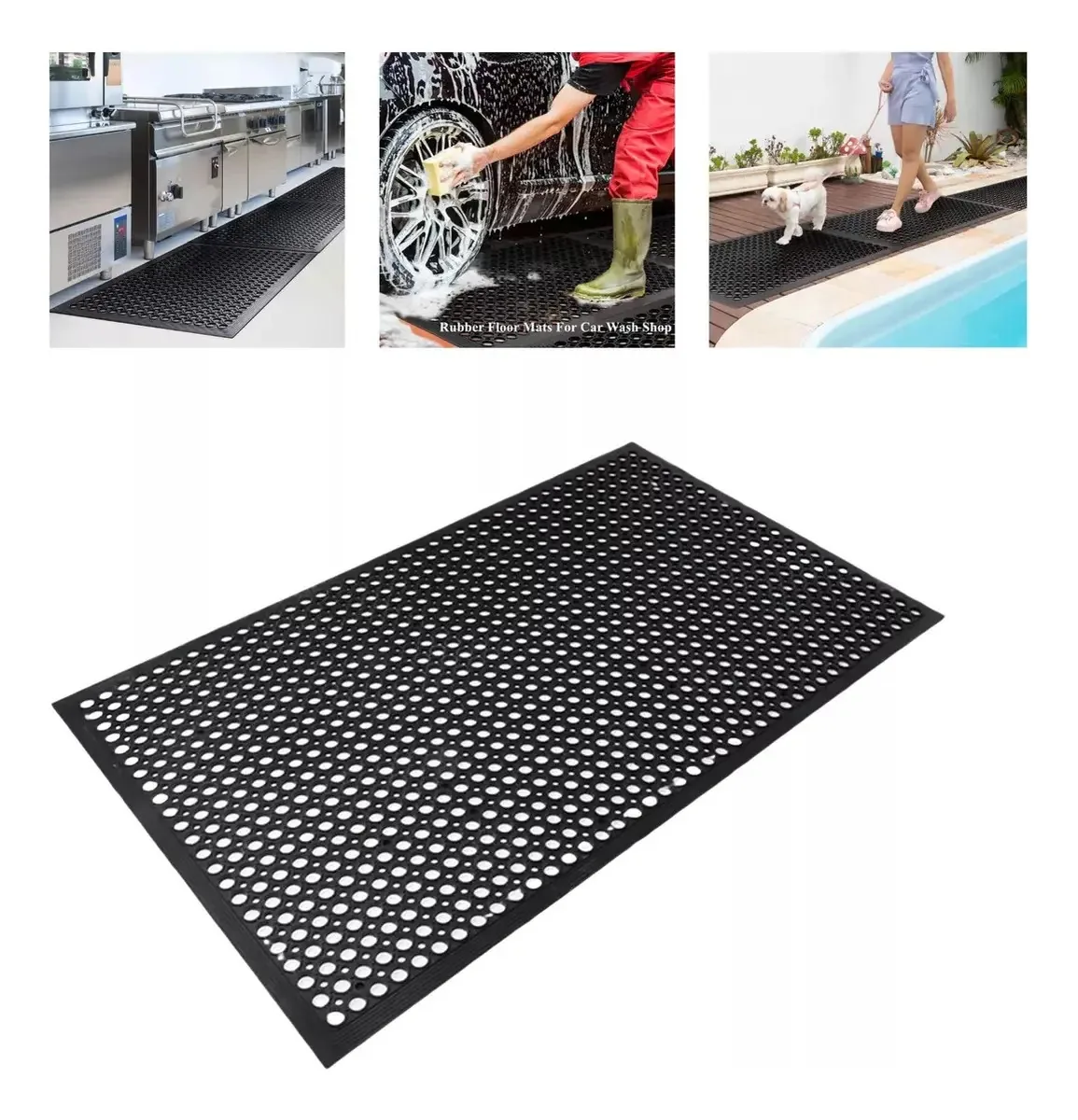 Tapete de cozinha antiderrapante antifatigante de 90x150cm