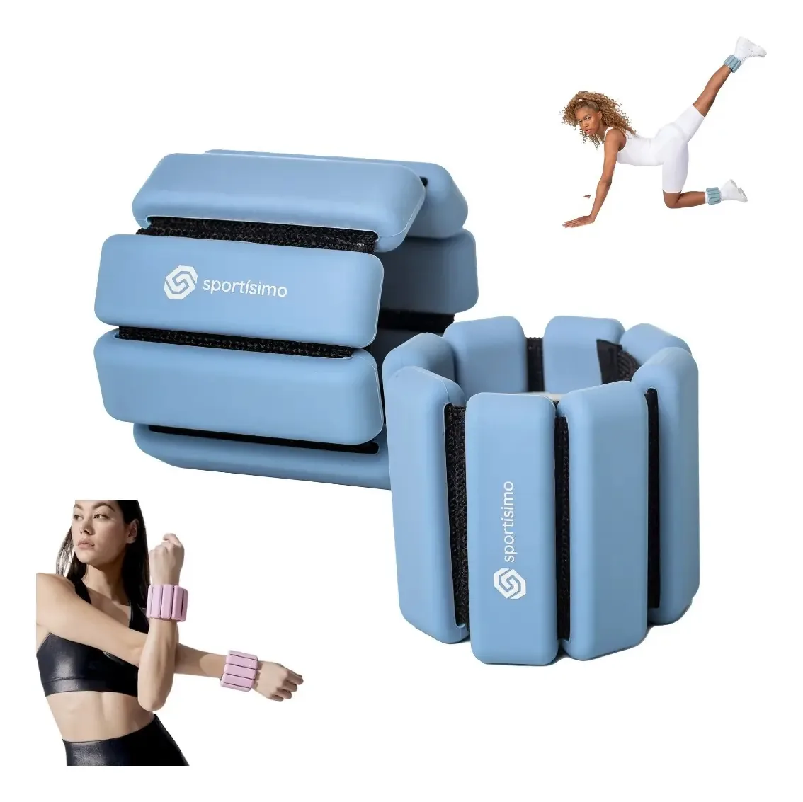 Leggings, 1 kg, Sportisimo Pilates, tornozelos, bala, pulso