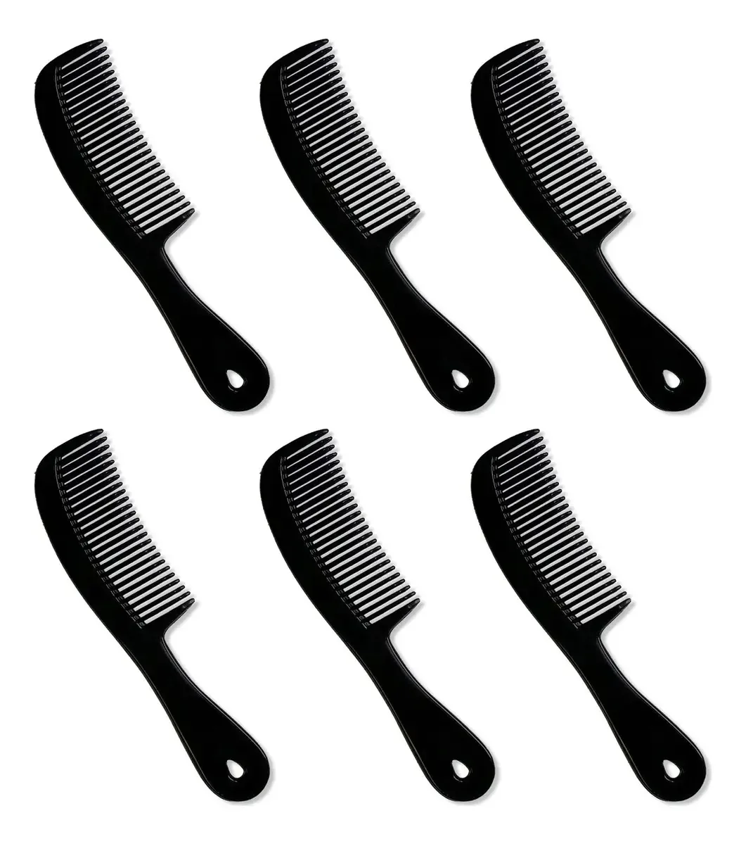 Pacote de 6 pentes de bolso para homens e barbas