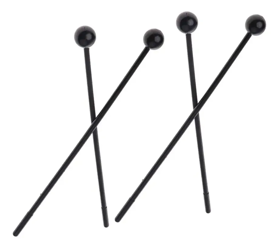 Yotijar 2 pares de baralhos de marimba, baralhos Glockenspiel, baquetas