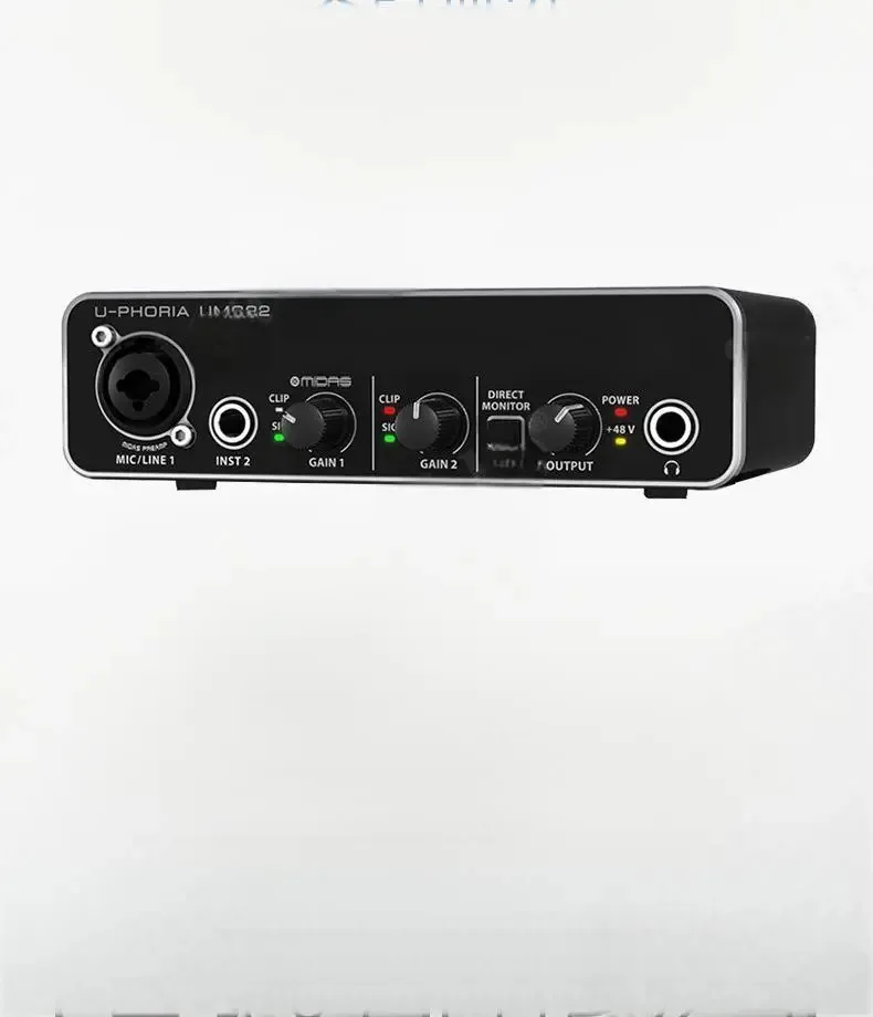 Interface de áudio U-phoria Umc22 Black de 1ª geração
