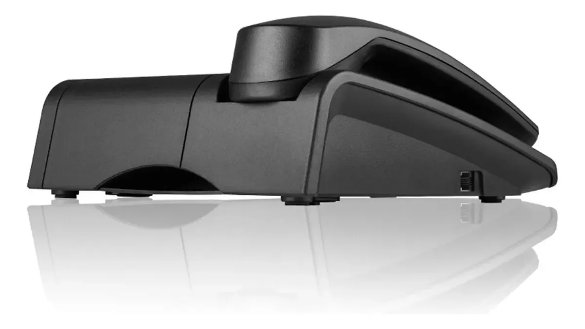Dloulp M59 - Telefone Inglês Com Visor Lcd De Chamadas, Registro De Chamadas, Botão Grande, Telefone Fixo Simples Para Escritórios Em Casa