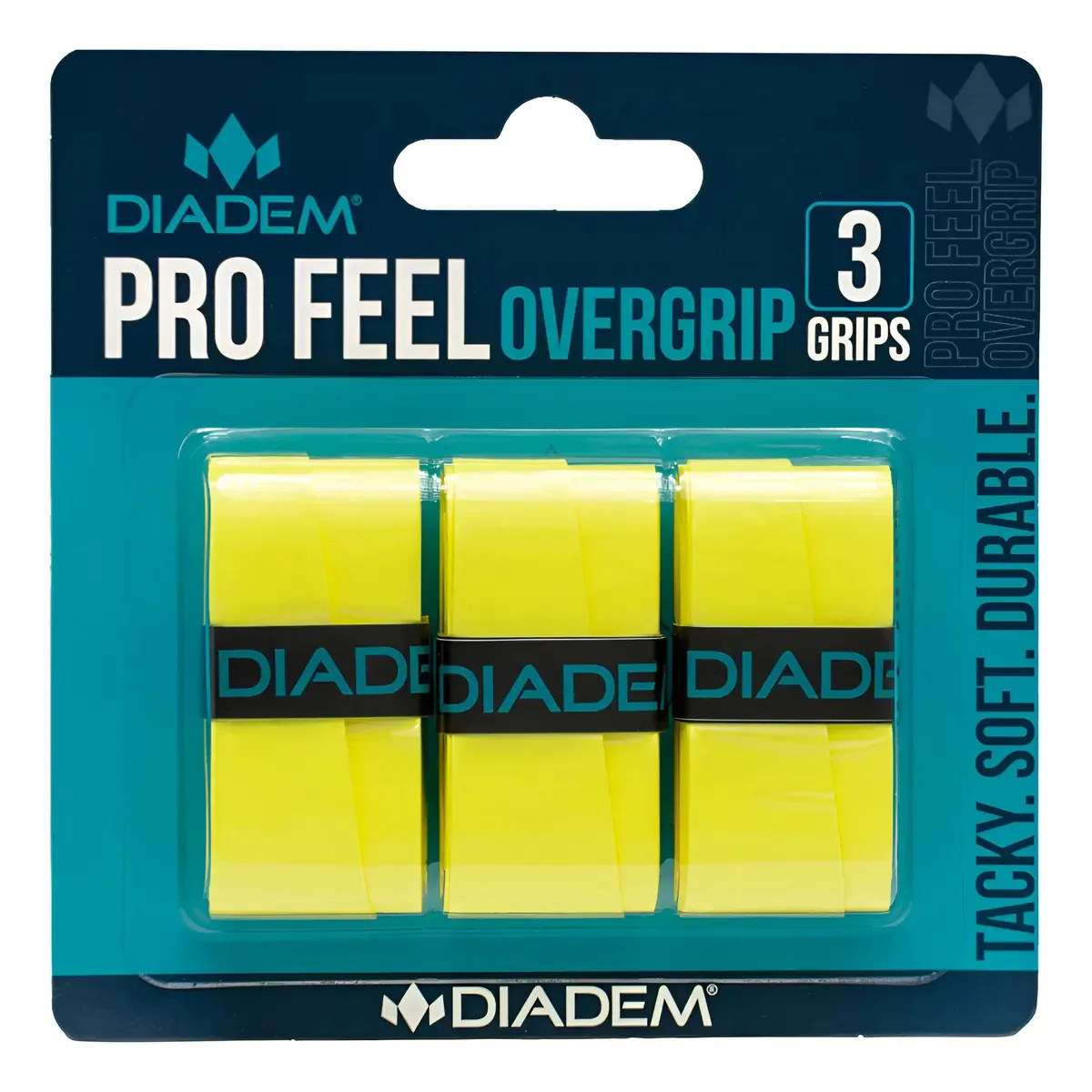 Alças Diadem Pro Feel para melhor aderência e controle, amarelo