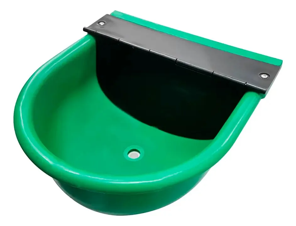 Bebedouro automático para cães, cavalos, fazenda, plástico verde escuro