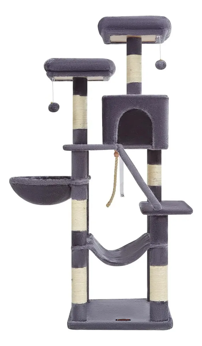 Árvore para gatos Taoqimiao, torre para gatos de 58,3 polegadas