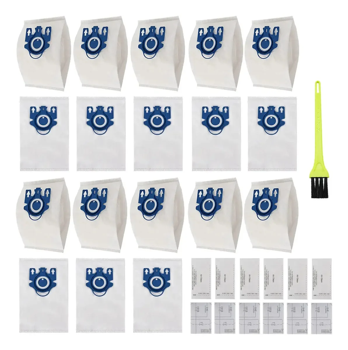 Pacote com 18 Sacos para Aspirador e 6 Filtros para Miele