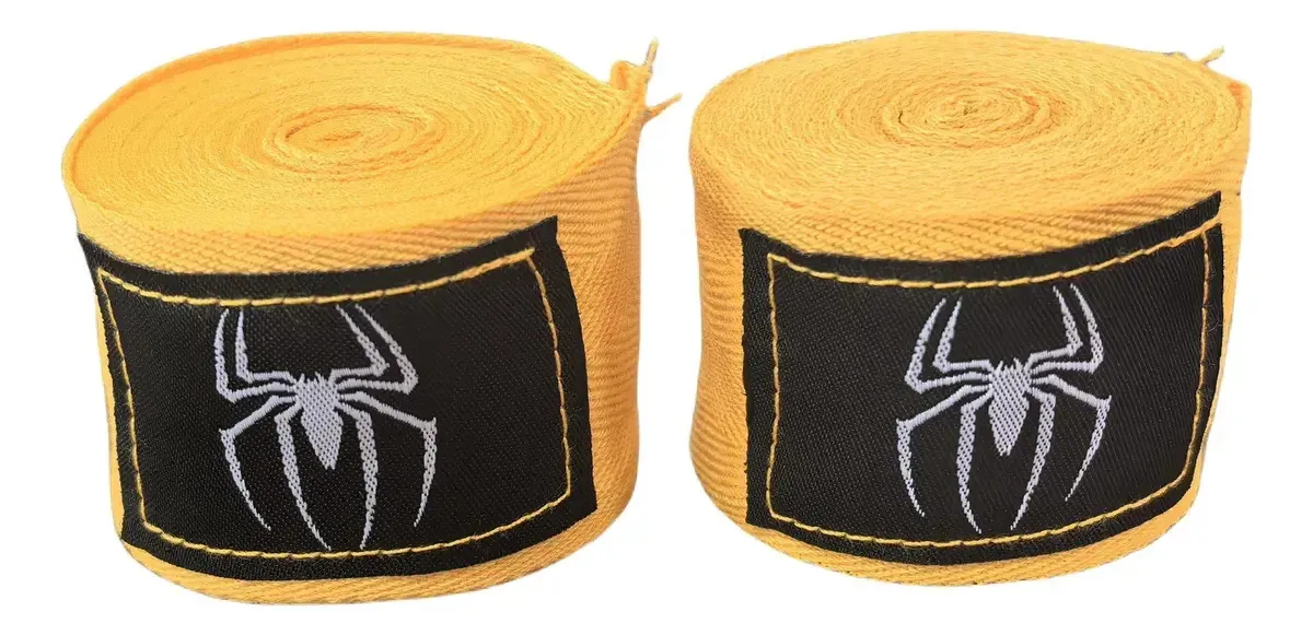 2 peças de bandagens de boxe 5 m Muay Thai Mma Ufc Kickboxing Mma Yellow