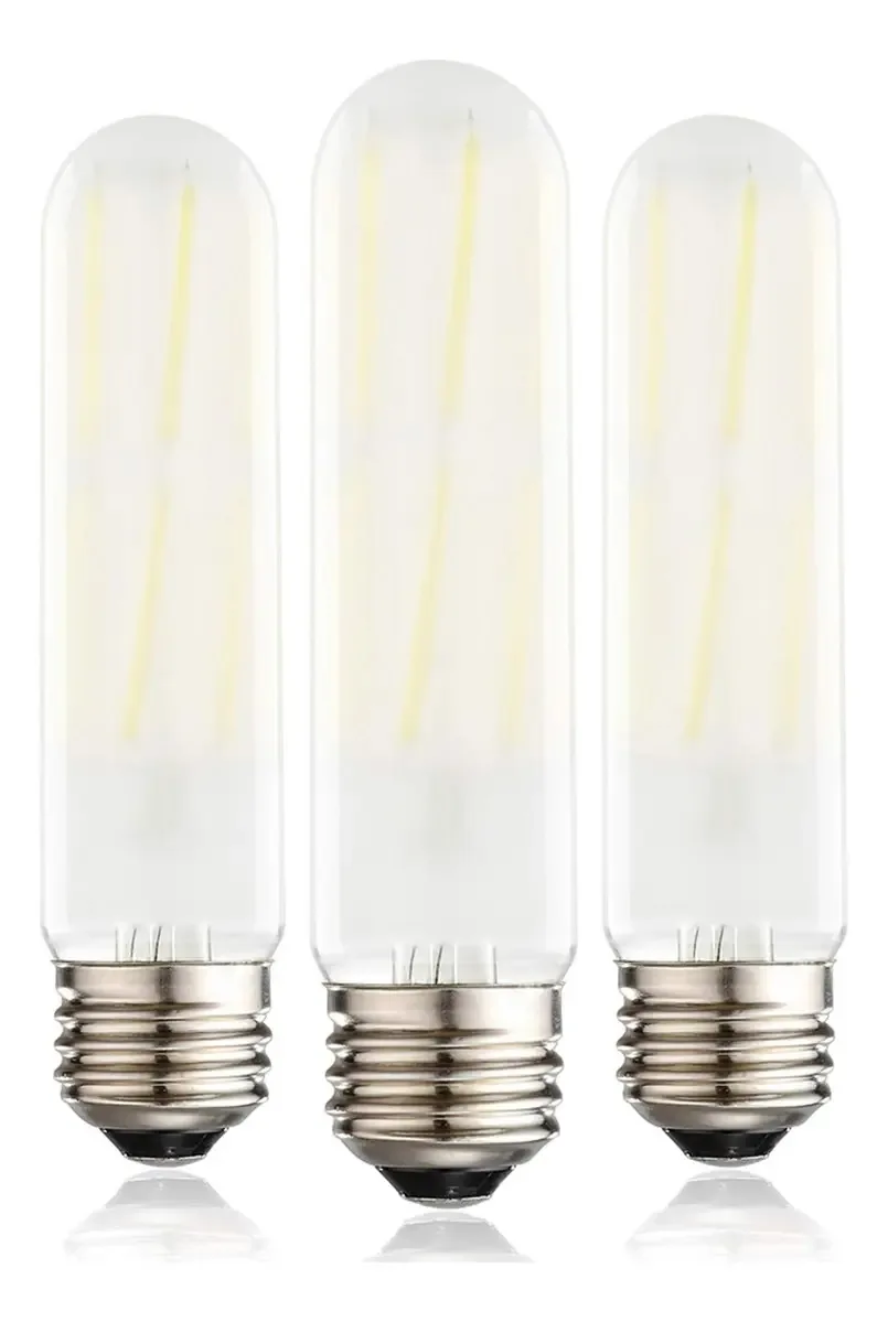 Lâmpadas LED foscas T10 ajustáveis, lâmpadas LED Edis