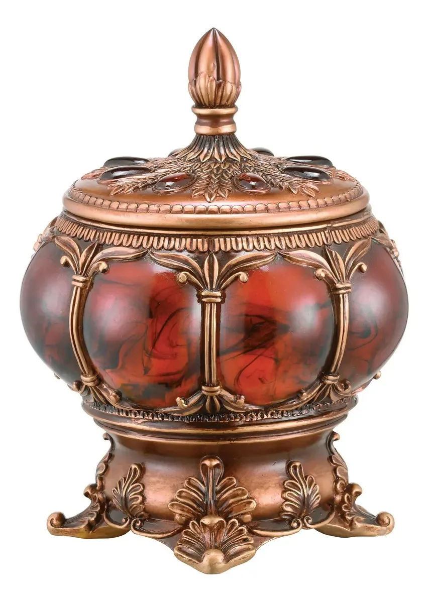 Caixa de joias Burgundy 11.5: elegância e organização perfeita