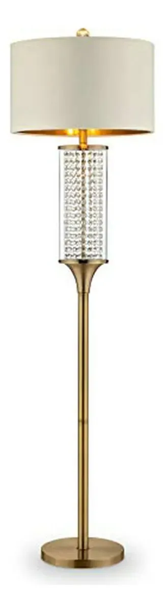 Luminária de chão Ok Lighting em latão