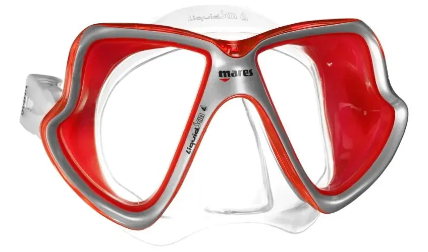 Máscara De Mergulho Mares Liquid Skin Cor Vermelho