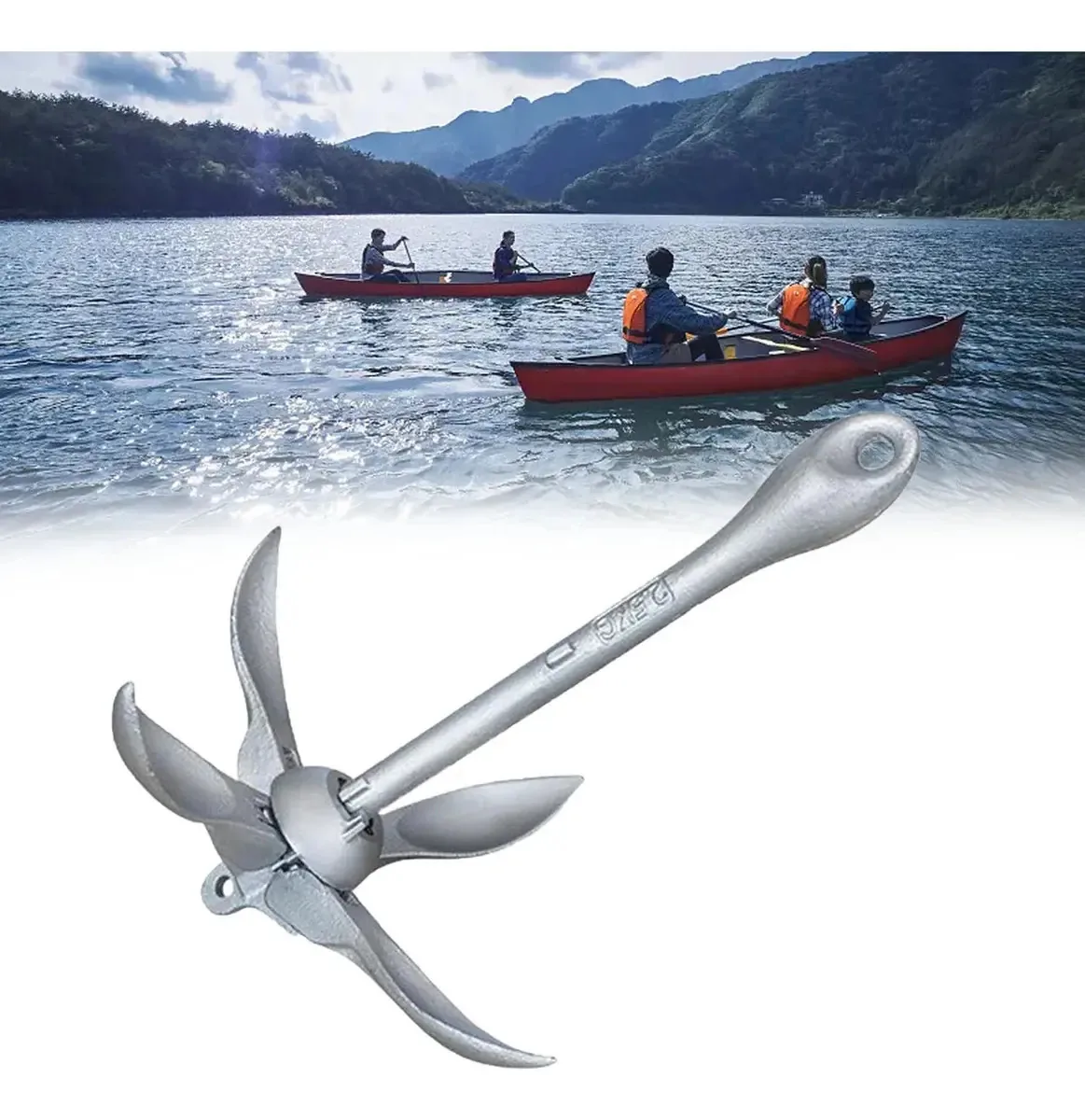 Ancora Folding Caiaque 2,5kg Jet Ski Caiaque Lancha