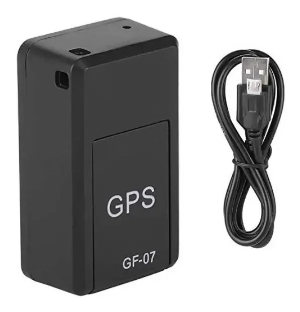 Mini Rastreador GPS Magnético GF07 Preto para Carro