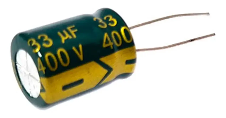 5 Peças Capacitor Eletrolítico 33uf 400v