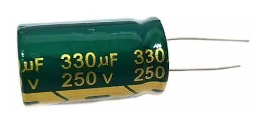 3 Pçs Capacitor Eletrolítico 330uf 250v