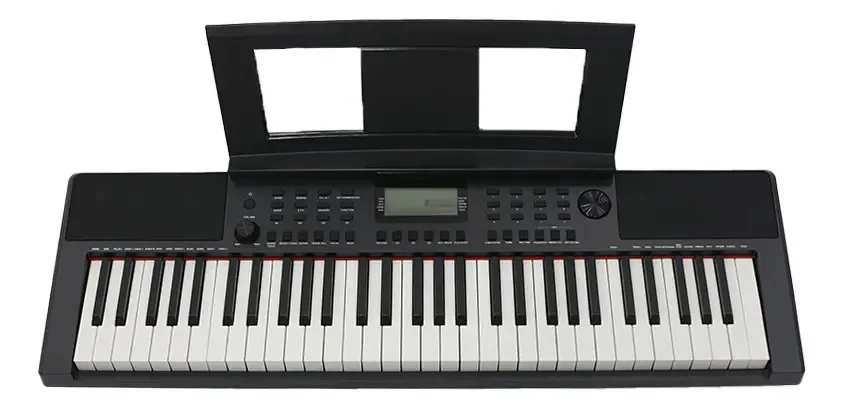 Besser 61 Teclas Teclado Musical Piano Preto
