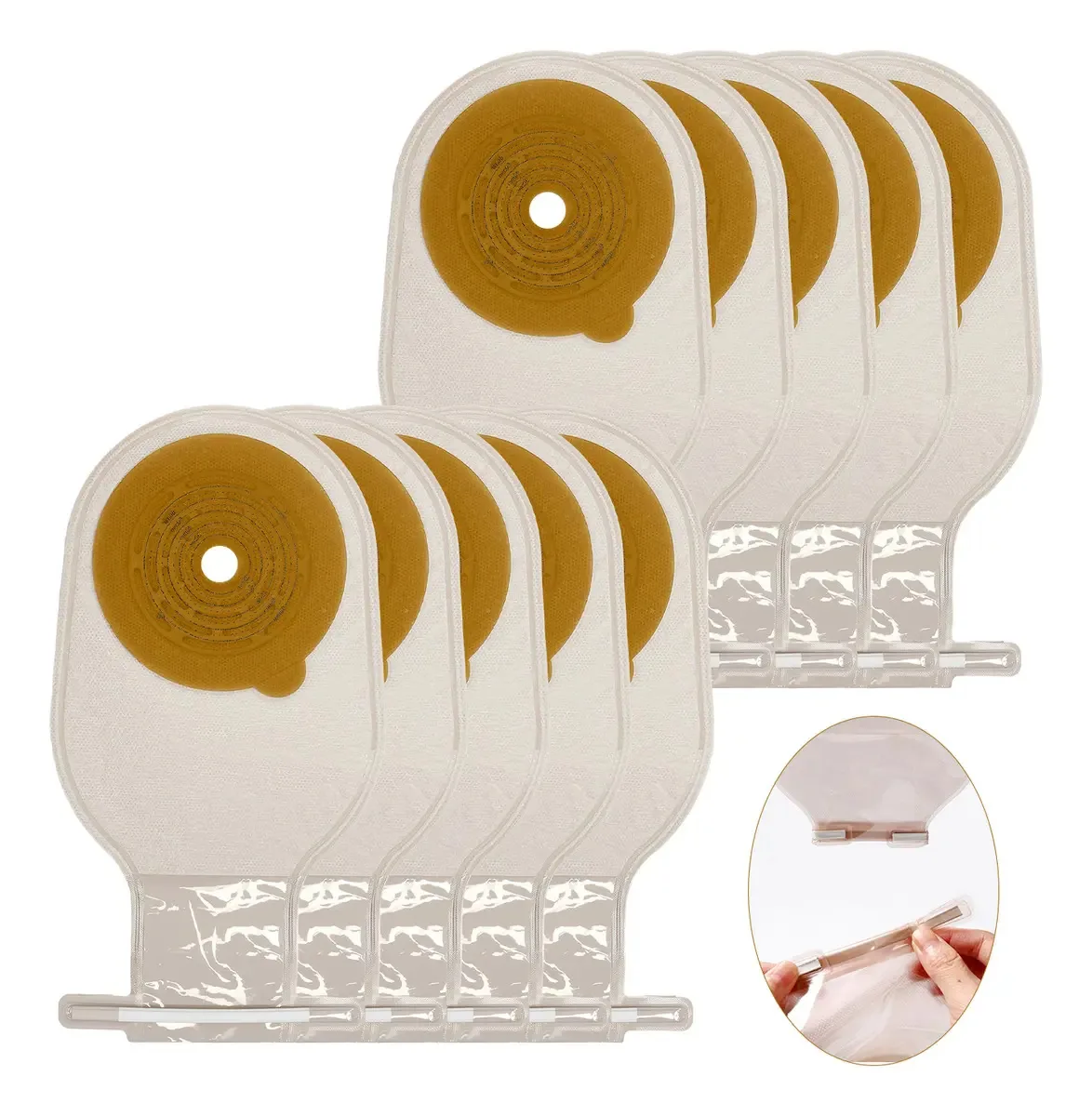 Bolsa Ostomática 20pic Artículo De Higiene Cuidado Sellable