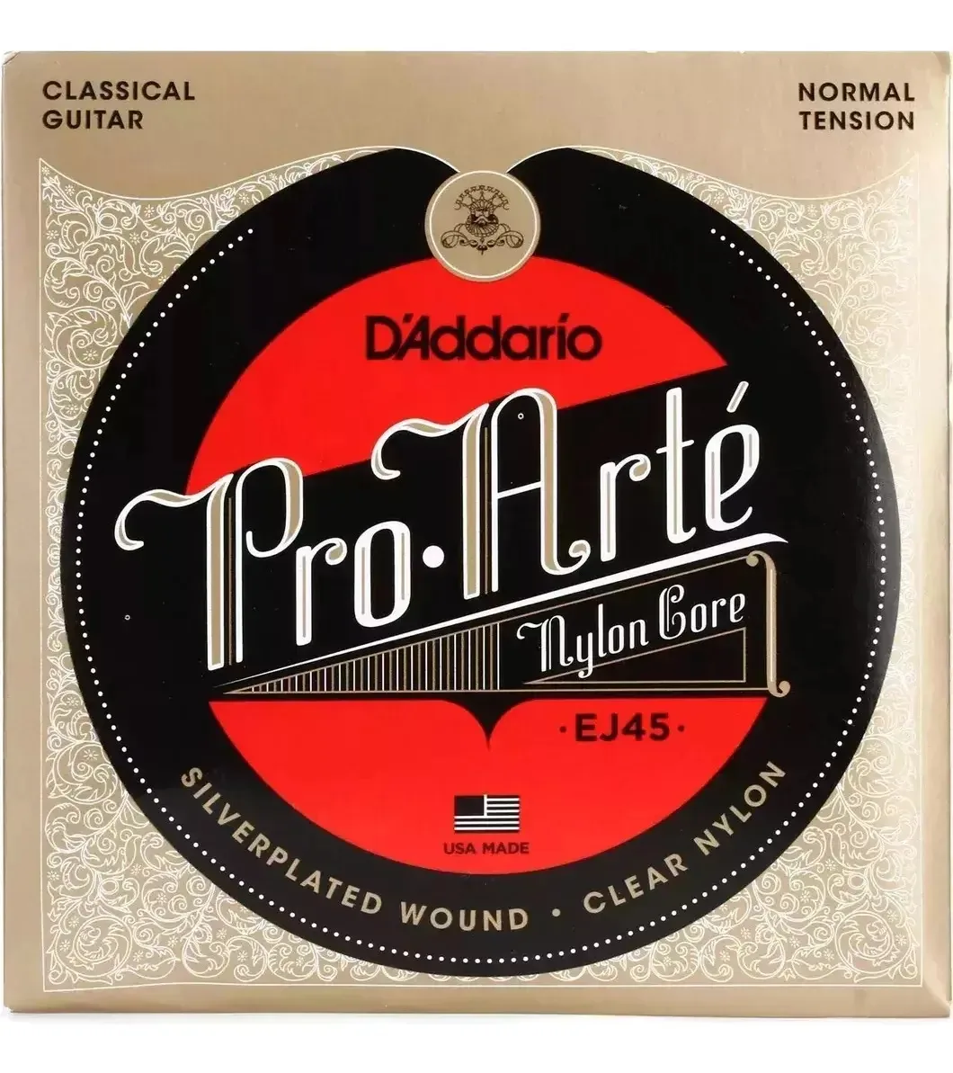 Corda de guitarra acústica D'addario Ej45 de 3 peças