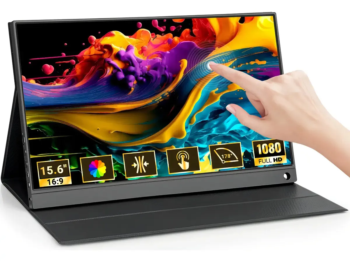 15.6 Full Hd Monitores Portatil Touch Screen Hdr Type-c Hdmi