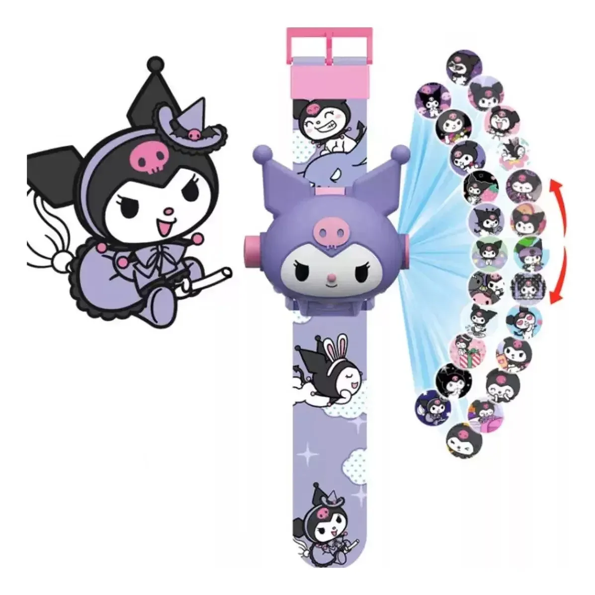 Projetor de desenhos animados para crianças: assista a 24 imagens de Kuromi
