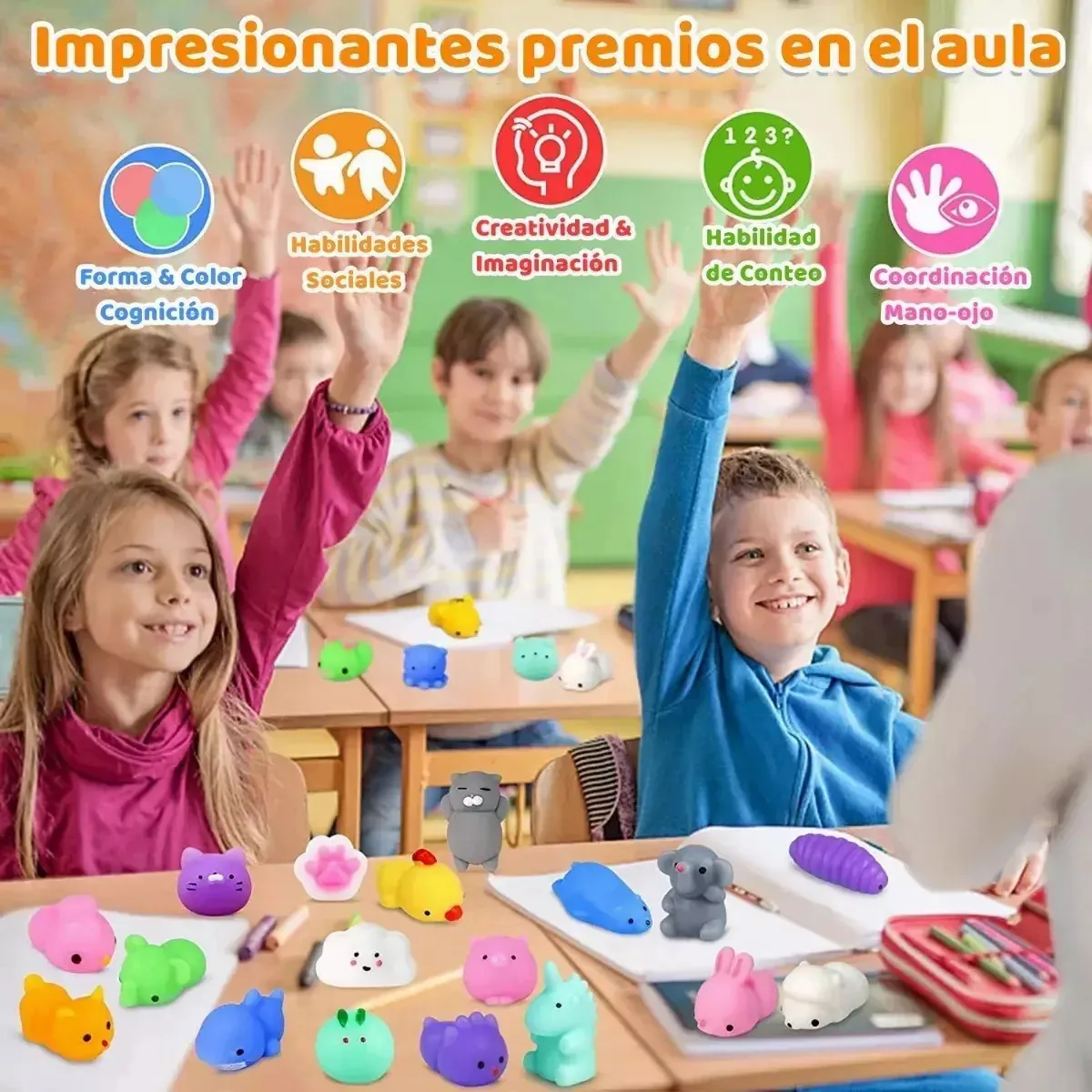 Brinquedos antiestresse baratos Kawaii Mochis Squishy