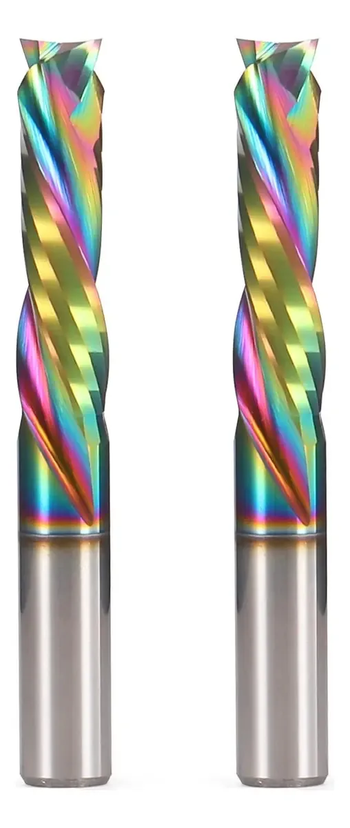 Brocas de Compressão Espiral 6 Mm 25 Mm para Escultura CNC
