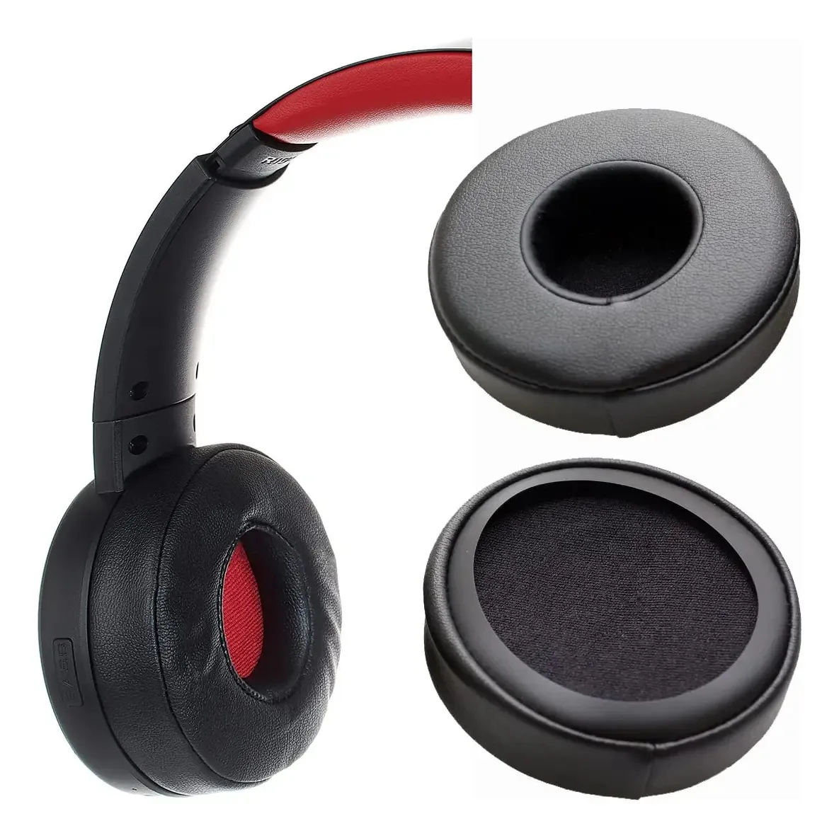 V-mota - Para ouvidos compatíveis com fones de ouvido estéreo Jvc Victor HA-XP50BT HA-XP50BT-B, para reparo de ouvidos (1 par)
