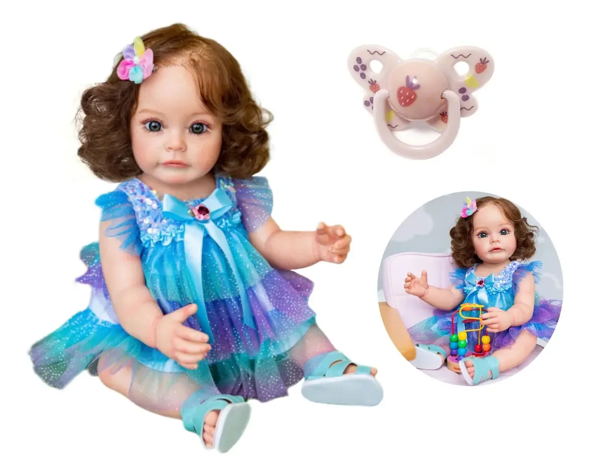 Boneca de silicone Reborn Reborn para meninas