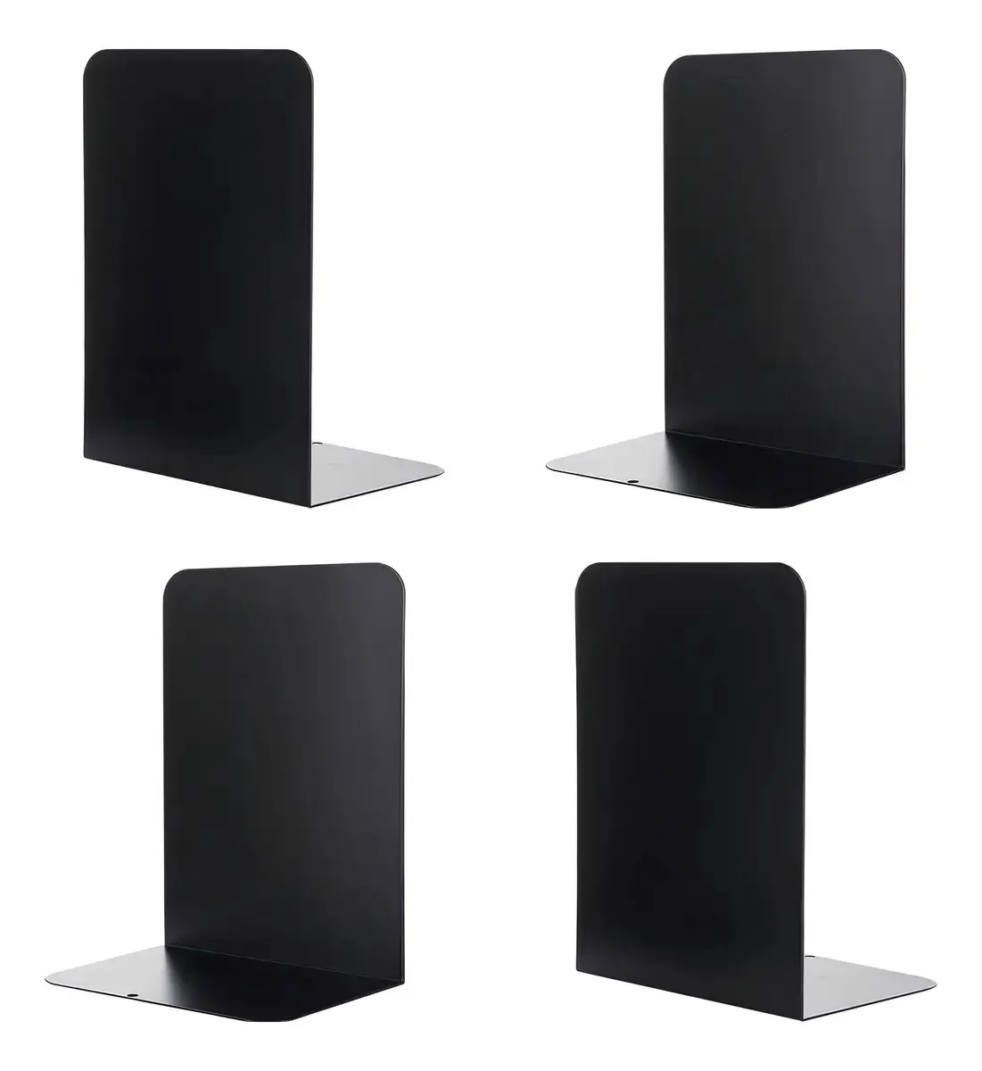 Suportes decorativos de metal para prateleiras (preto2)