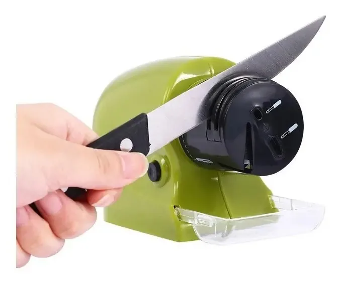 Afiador Elétrico Getit Well Multifuncional Pedra Verde